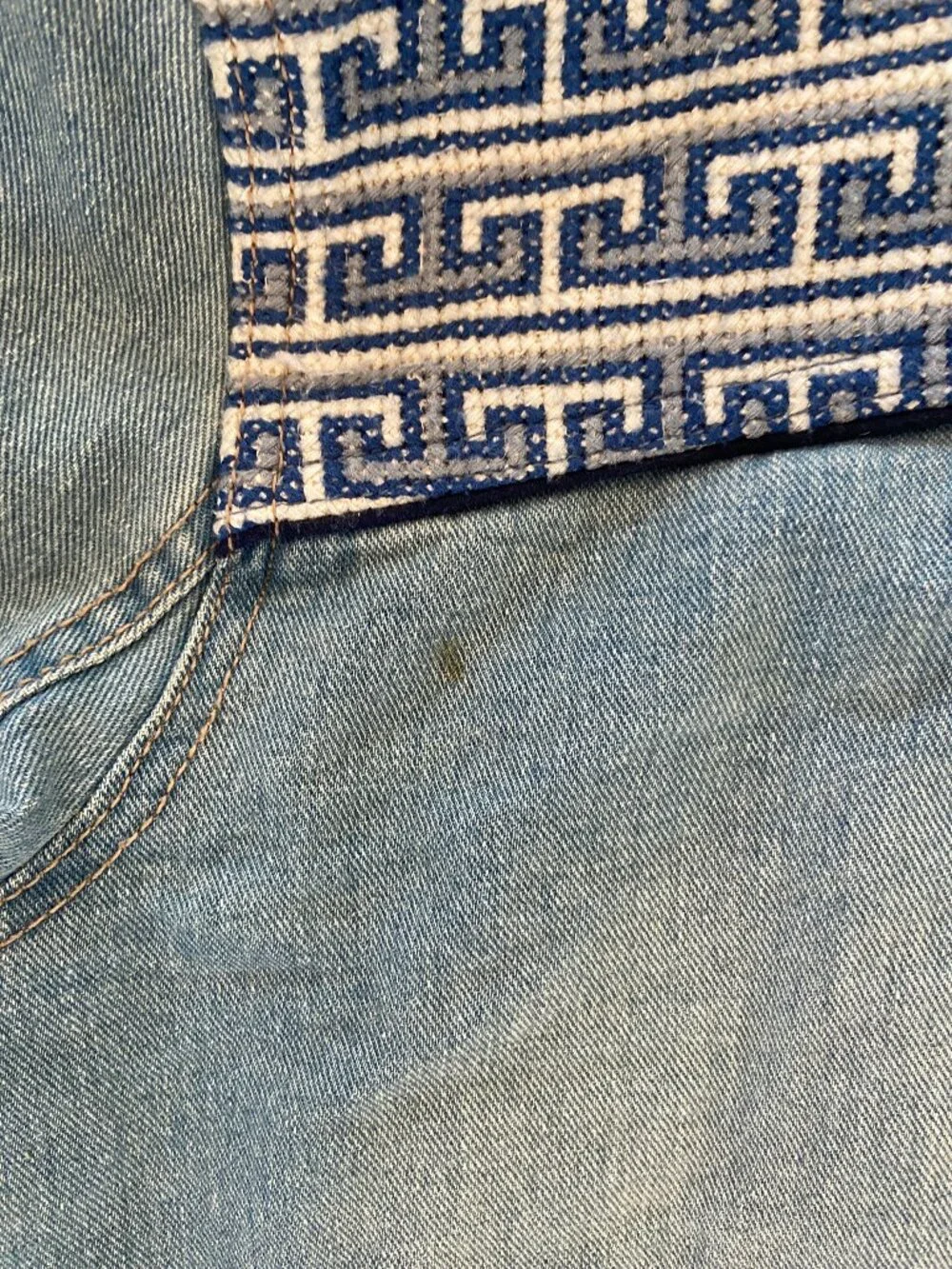 Free People Denim and Sherpa Jacket - Picture 14 of 16
